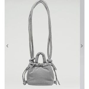 Olend Micro Ona Soft Bag - Gingham - Vichy Black